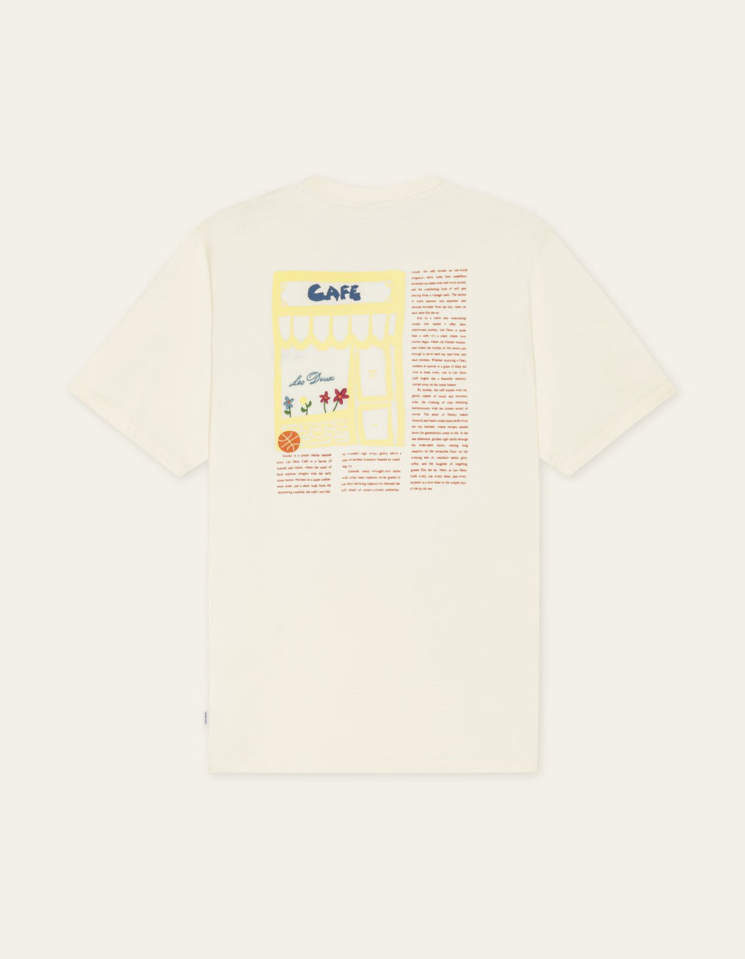 LES DEUX - T-shirt Café Ivoire clair - Lothaire