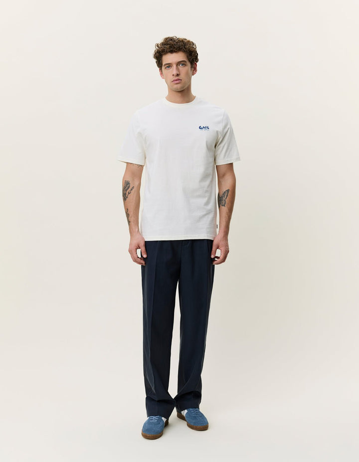 LES DEUX - T-shirt Café Ivoire clair - Lothaire