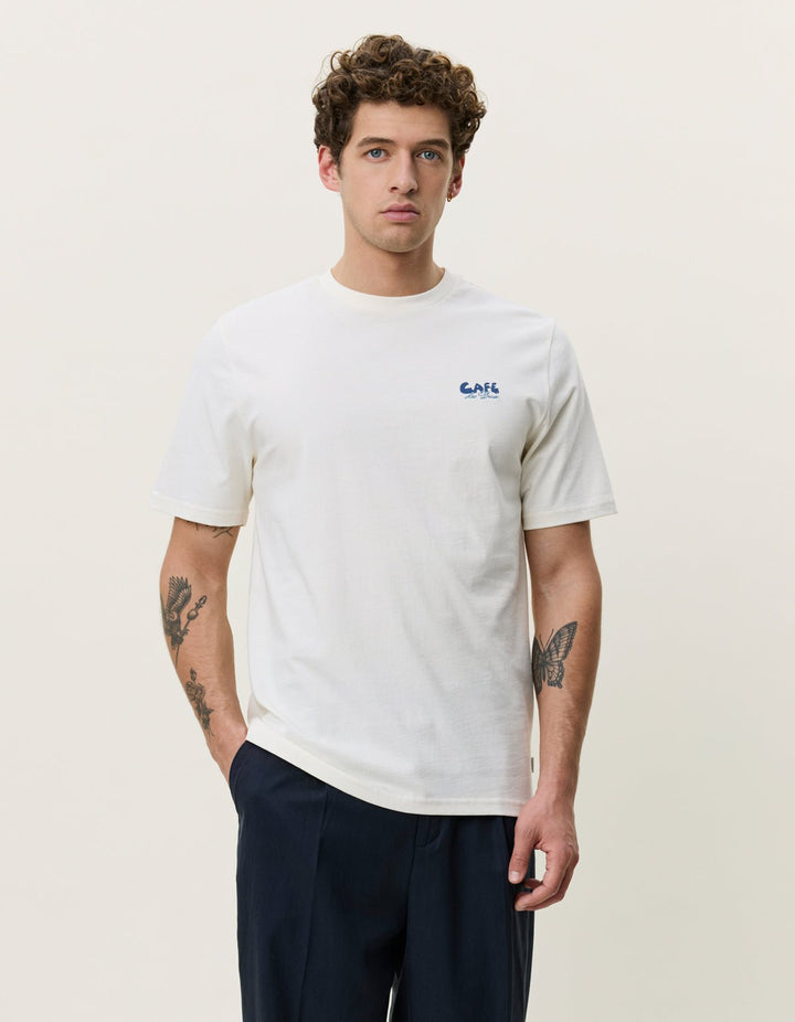 LES DEUX - T-shirt Café Ivoire clair - Lothaire