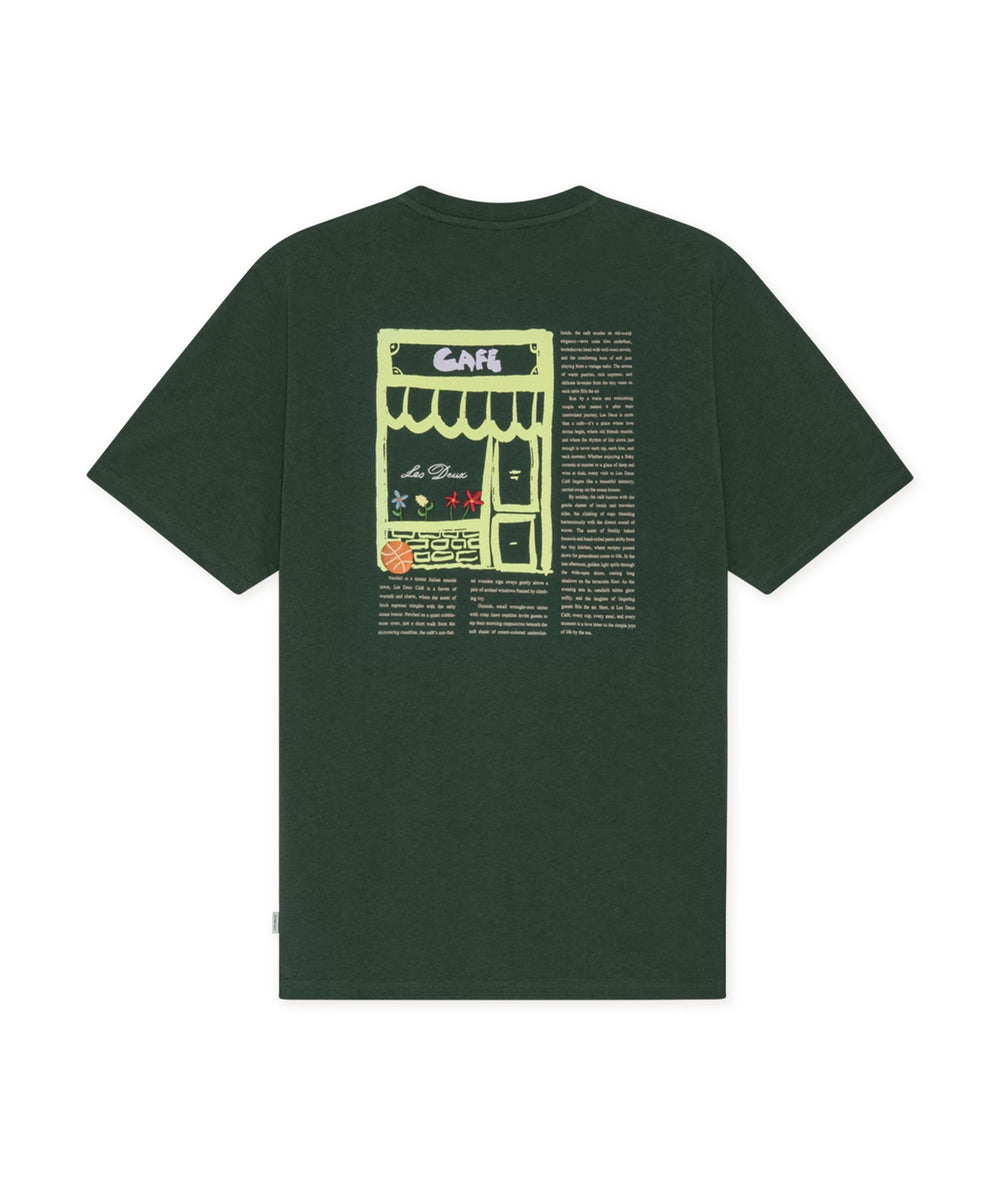 LES DEUX – T-shirt Café Vert sapin - Lothaire