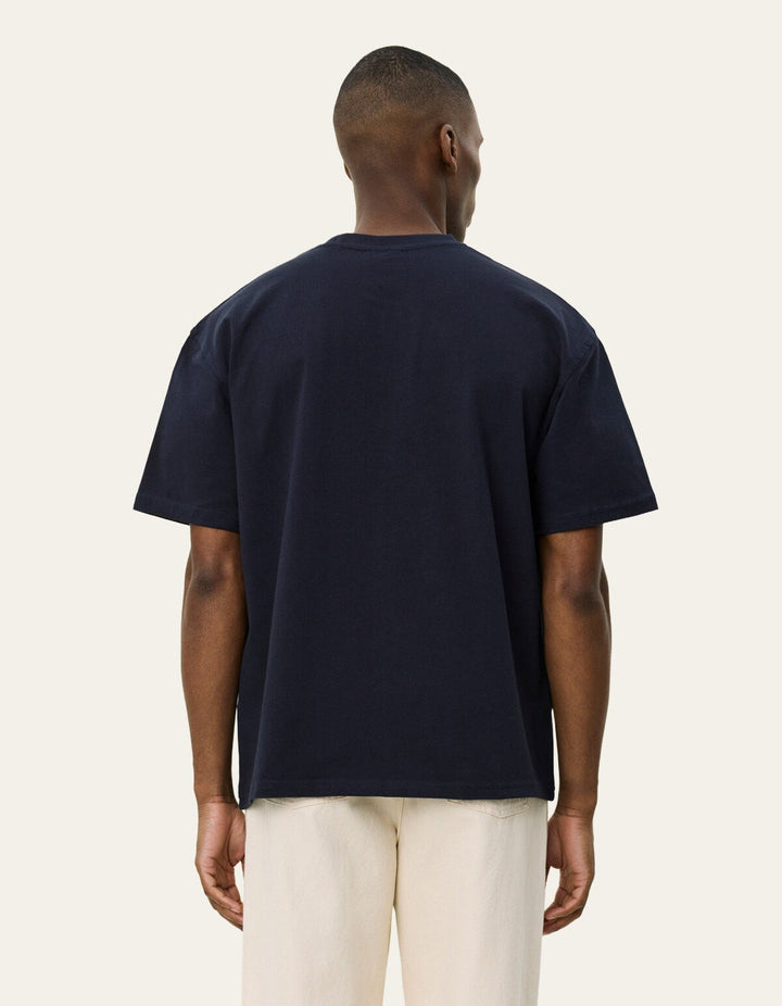 LES DEUX - T-shirt Signature Bleu marine - Lothaire
