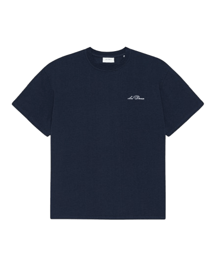 LES DEUX - T-shirt Signature Bleu marine - Lothaire