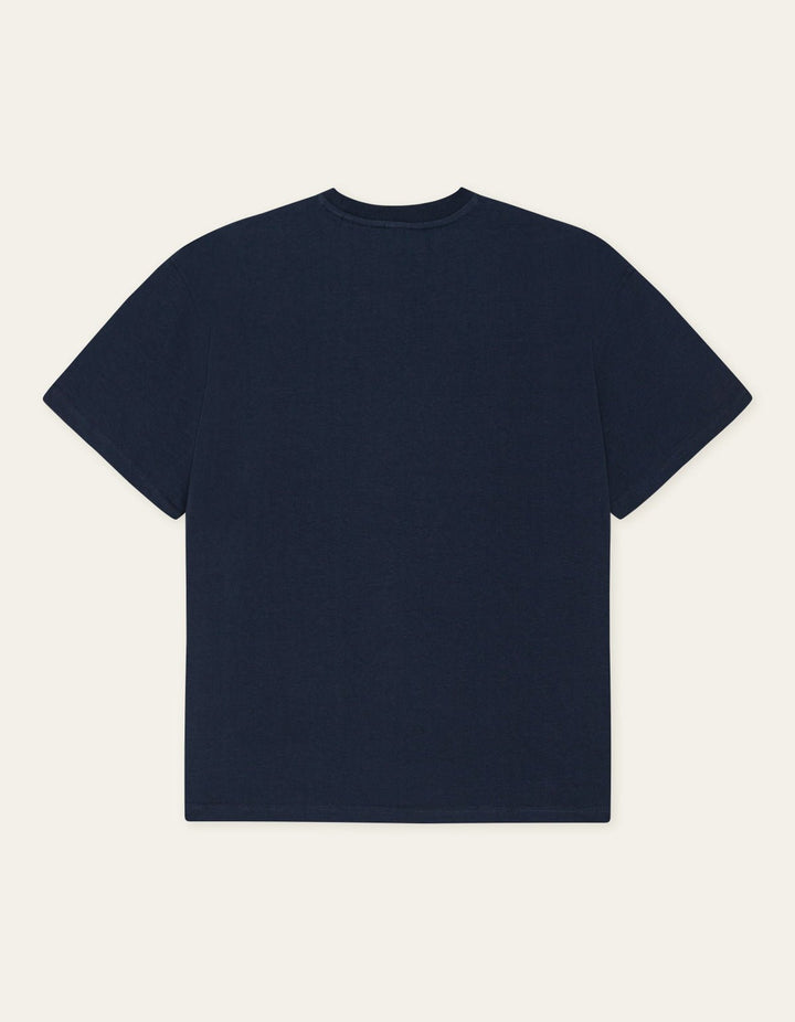 LES DEUX - T-shirt Signature Bleu marine - Lothaire
