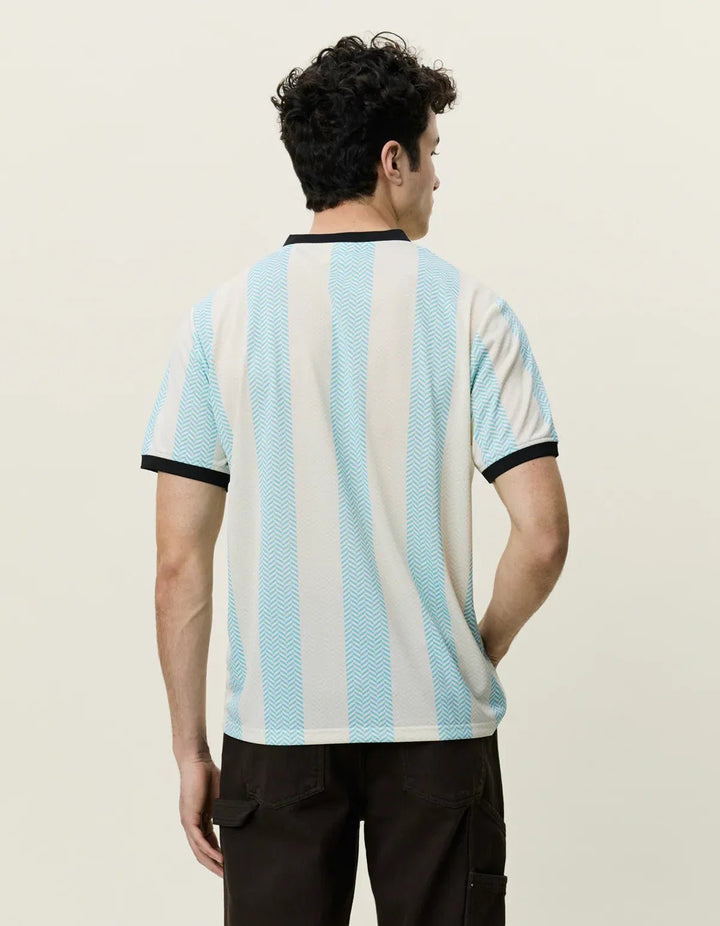 LES DEUX - T-Shirt Sol Jersey Bachelor button blue - Lothaire