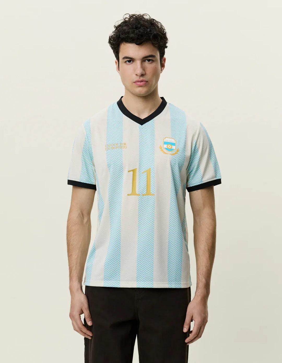 LES DEUX - T-Shirt Sol Jersey Bachelor button blue - Lothaire
