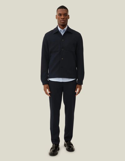 LES DEUX - Veste hybride Como Bleu marine foncé - Lothaire