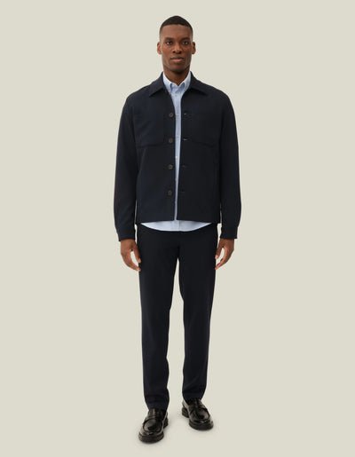 LES DEUX - Veste hybride Como Bleu marine foncé - Lothaire