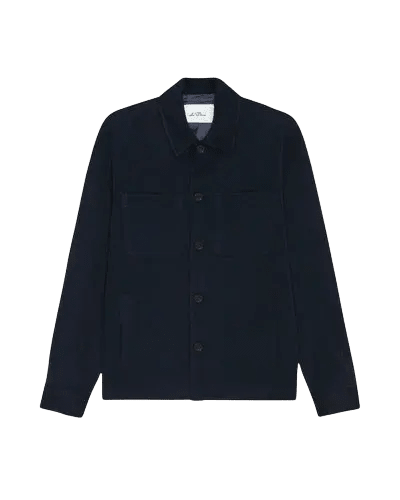 LES DEUX - Veste hybride Como Bleu marine foncé - Lothaire