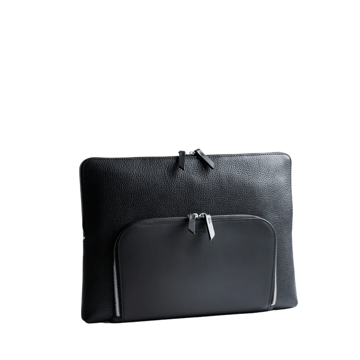 Lundi Paris - ANNA Noire | Pochette ordinateur en cuir - Lothaire