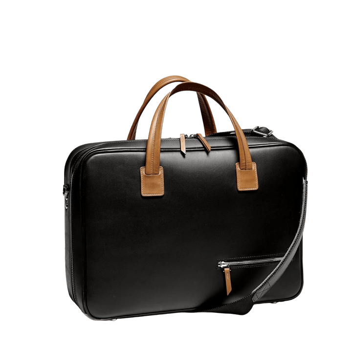 Lundi Paris - Sac de voyage 36 heures | BELLECOURT Noir & Cognac - Lothaire