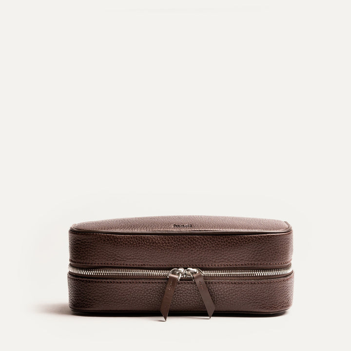 LUNDI PARIS - Trousse de toilette cuir CLARA Marron - Lothaire