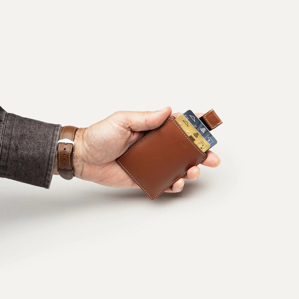 LUNDI - Porte - cartes compact en cuir LOUIS - COGNAC - Lothaire