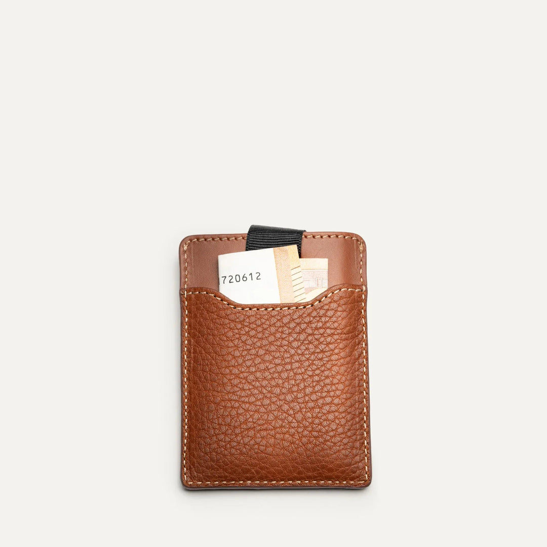 LUNDI - Porte - cartes compact en cuir LOUIS - COGNAC - Lothaire