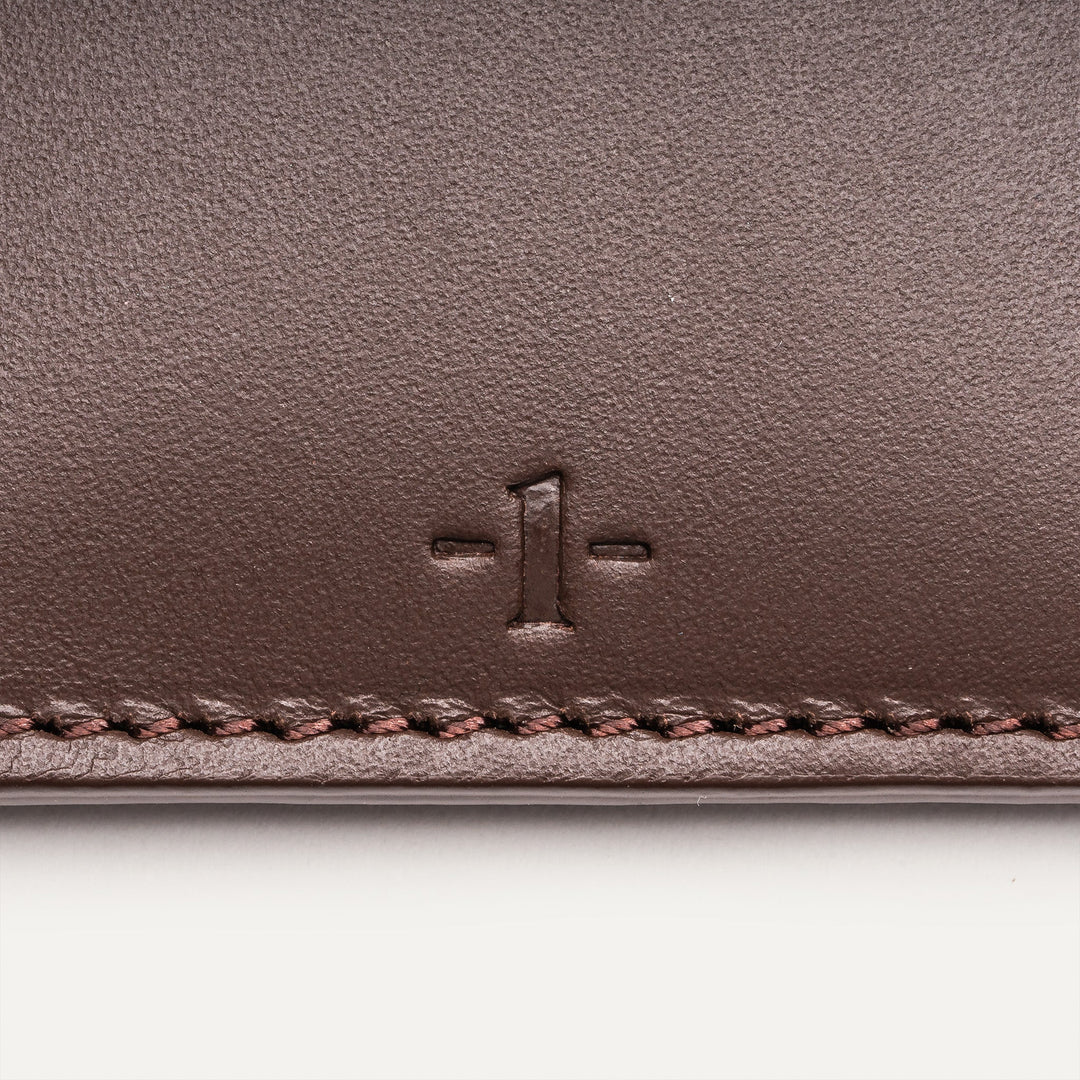 LUNDI - Porte - cartes compact en cuir LOUIS - MARRON - Lothaire