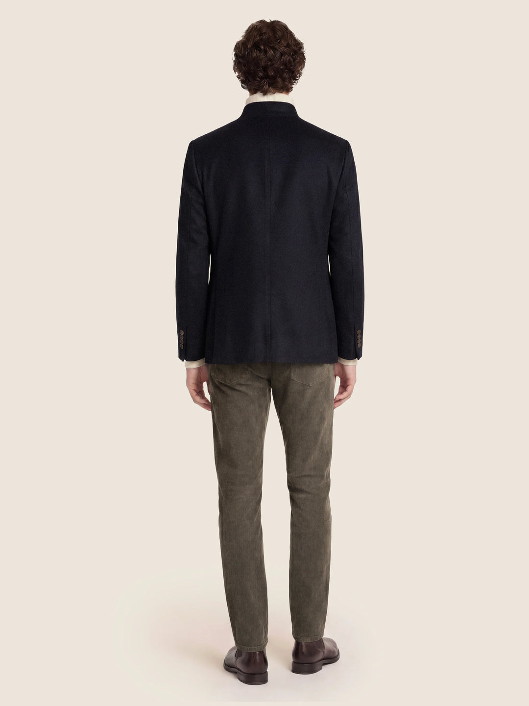 JACOB COHËN - Pantalon Bard Regular-Slim en velours côtelé stretch Taupe