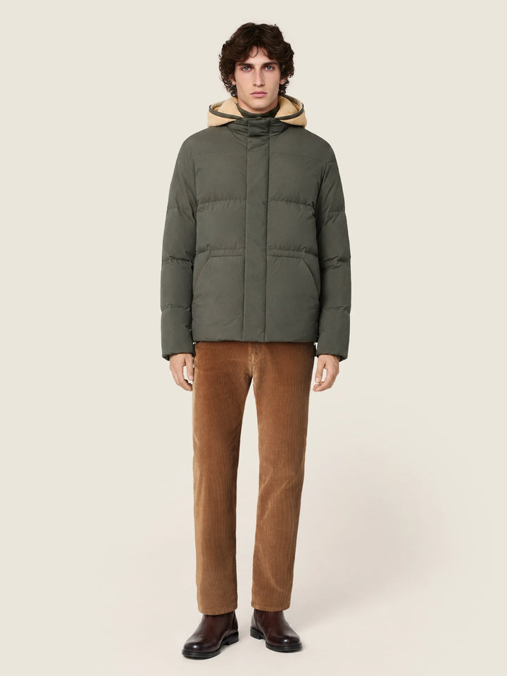 JACOB COHËN - Pantalon Edo Regular-Straight en velours côtelé Marron caramel