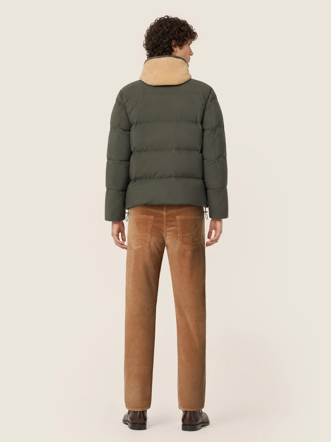 JACOB COHËN - Pantalon Edo Regular-Straight en velours côtelé Marron caramel