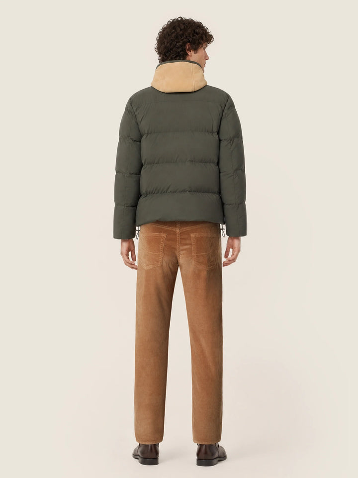 JACOB COHËN - Pantalon Edo Regular-Straight en velours côtelé Marron caramel