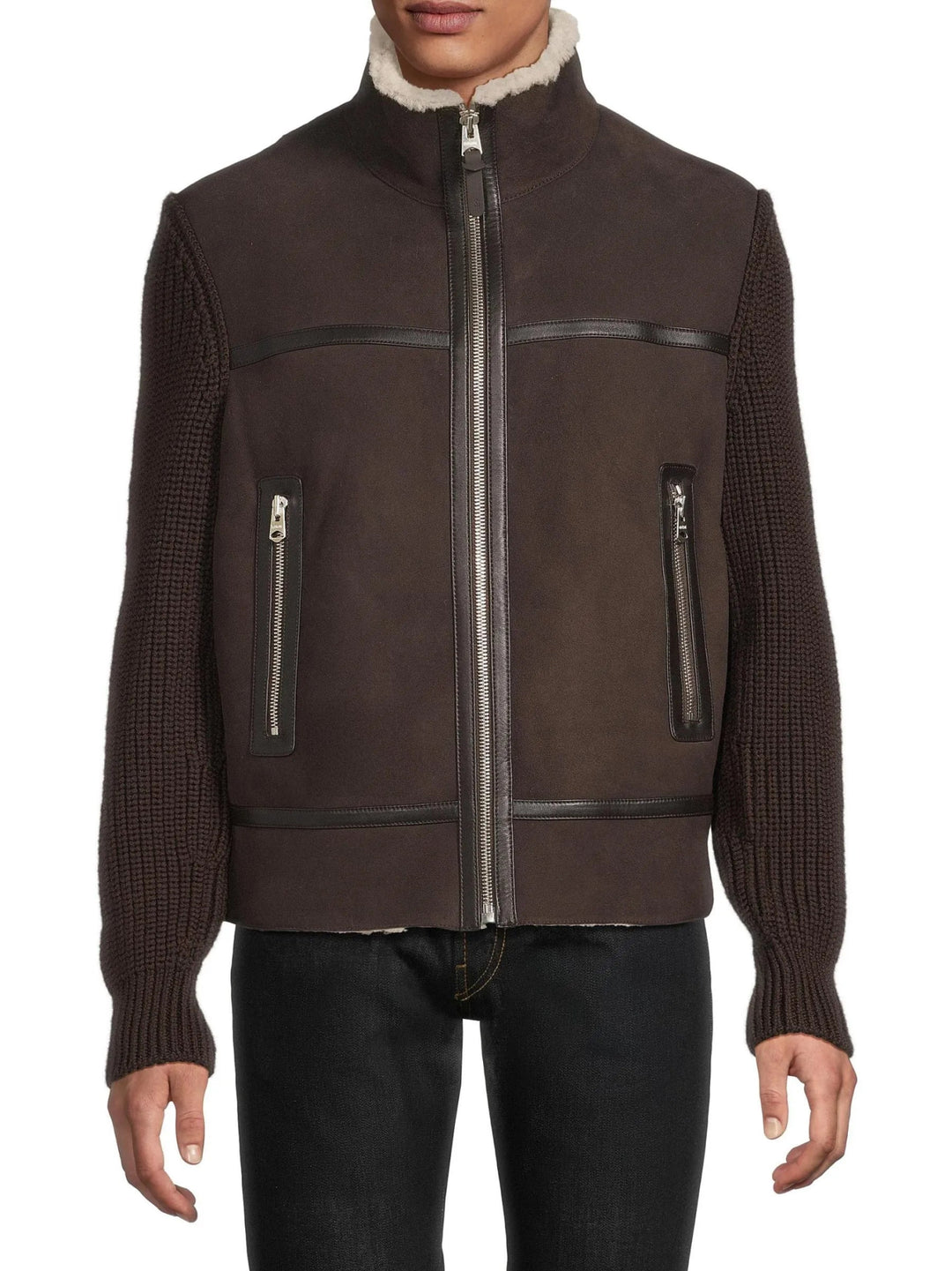 MACKAGE - Manteau hybride Jonathan Café - Lothaire
