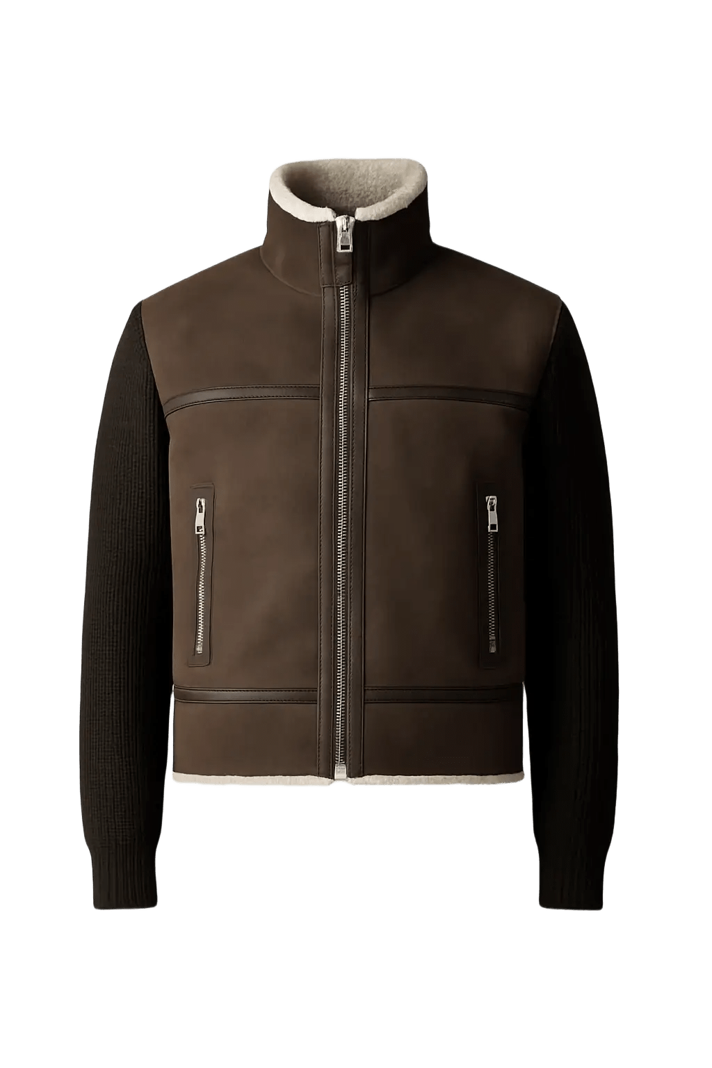 MACKAGE - Manteau hybride Jonathan Café - Lothaire