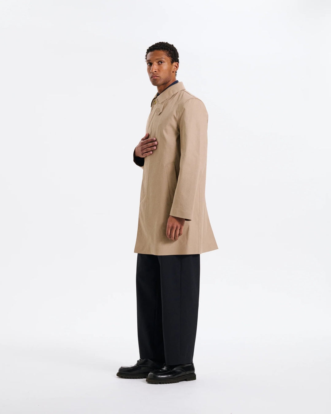 MACKINTOSH - Manteau mi-long Dunoon Raintec® Beige - Lothaire