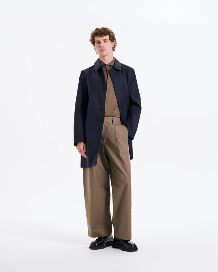 MACKINTOSH - Manteau mi-long Dunoon Raintec® Bleu Marine - Lothaire