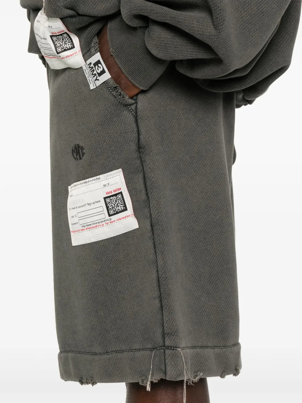 MAISON MIHARA - short Amateur Sewn noir - Lothaire