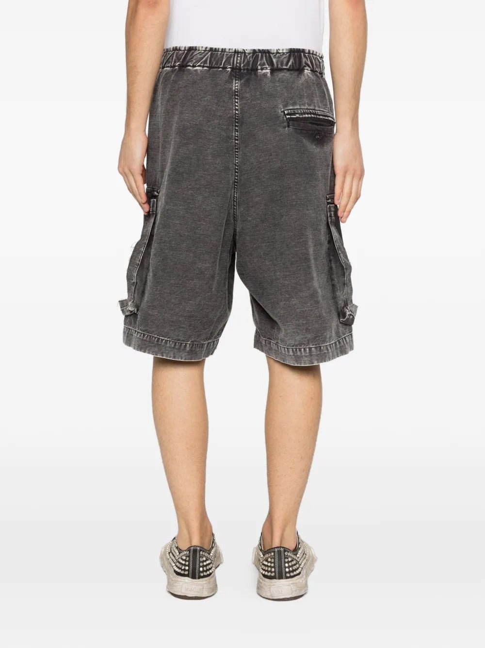 MAISON MIHARA - short cargo à détail de logo noir - Lothaire