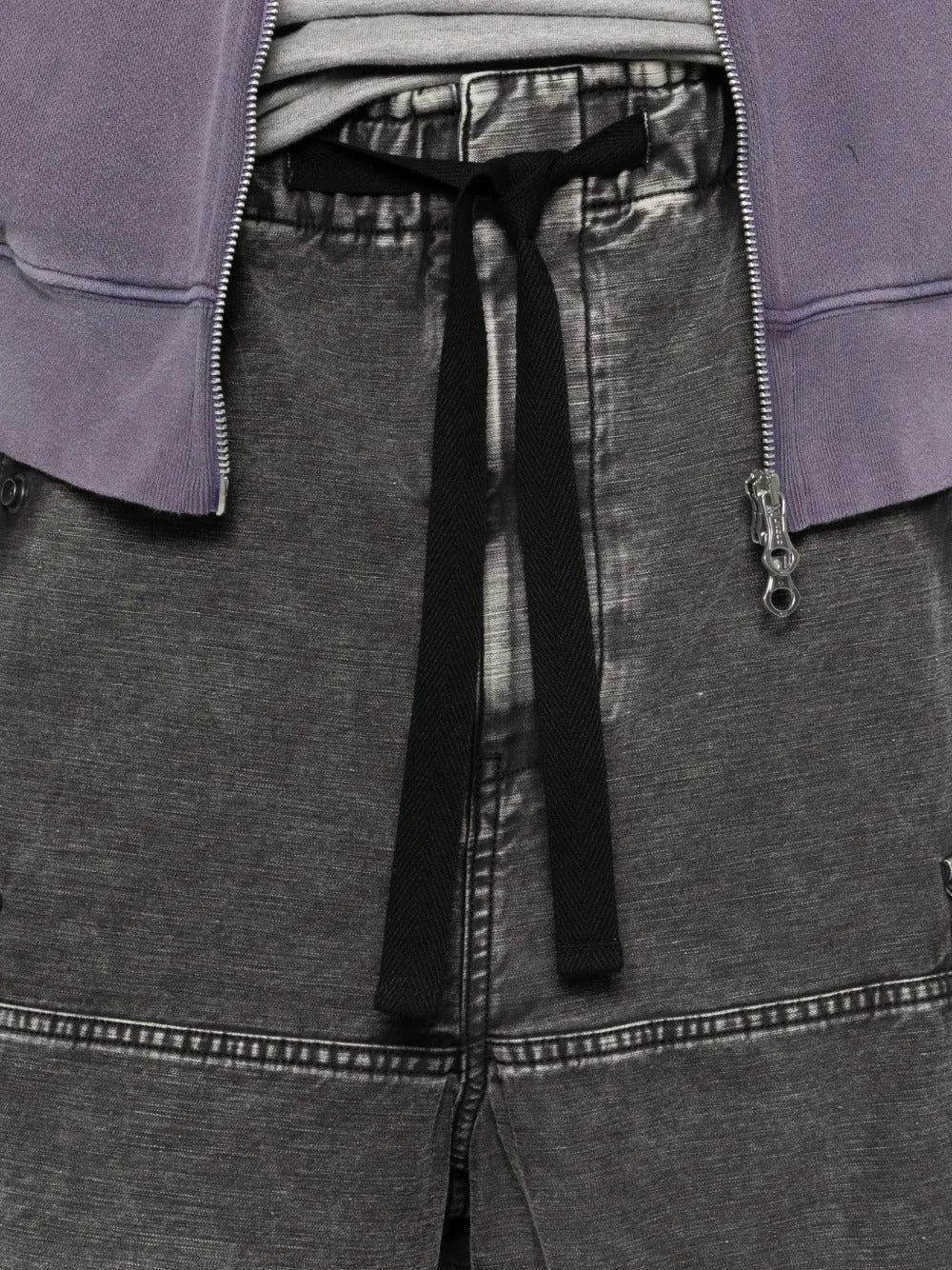 MAISON MIHARA - short cargo à détail de logo noir - Lothaire