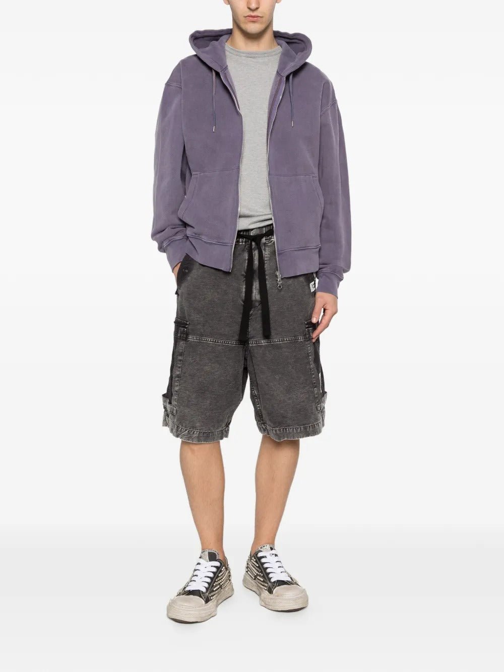 MAISON MIHARA - short cargo à détail de logo noir - Lothaire