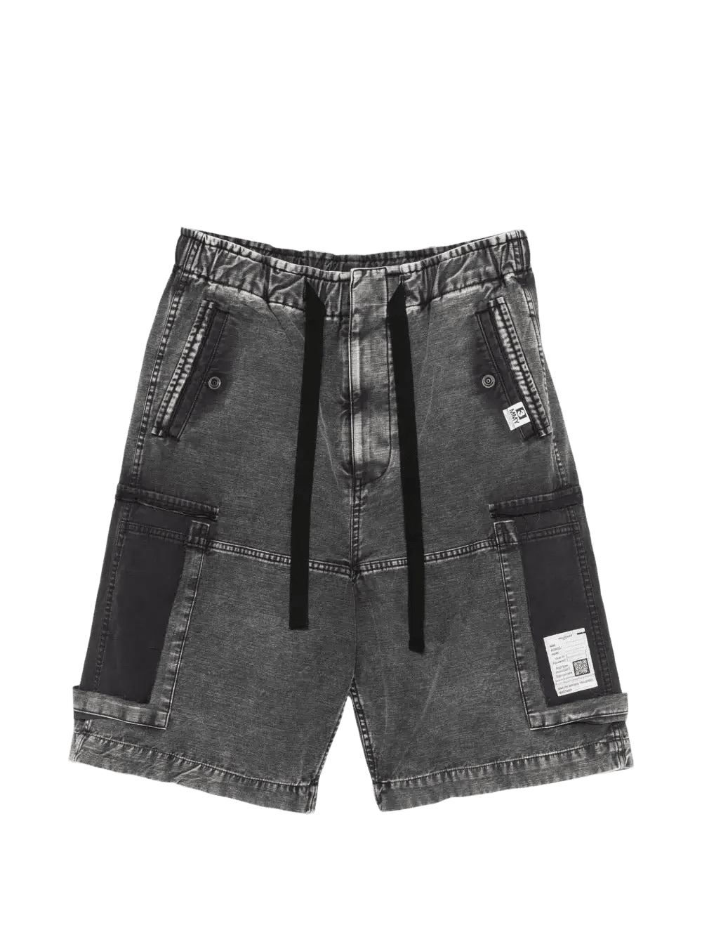 MAISON MIHARA - short cargo à détail de logo noir - Lothaire