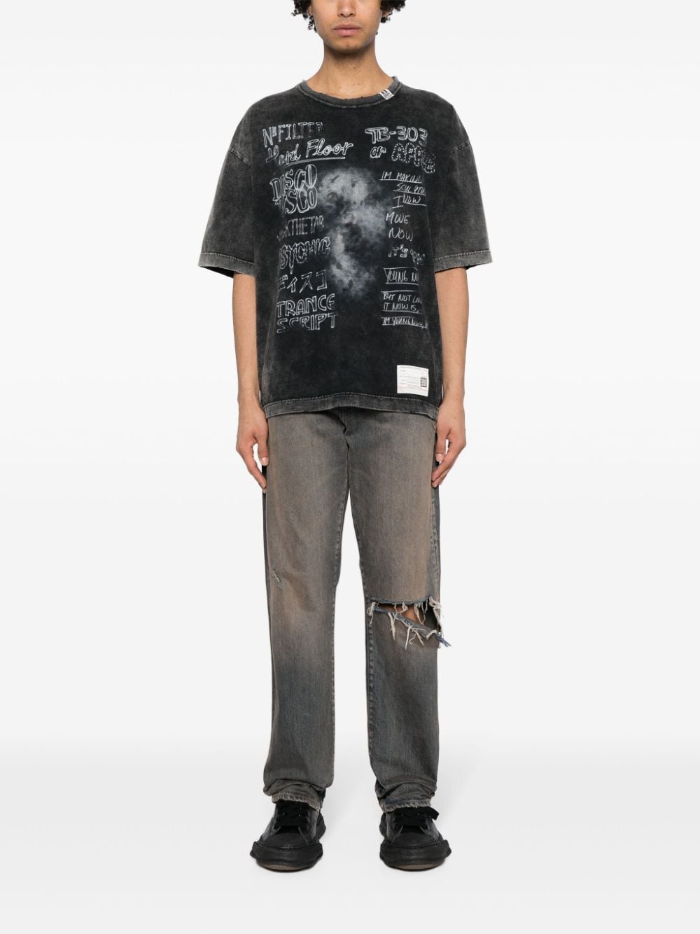 Maison Mihara - T Shirt black délavé - Lothaire