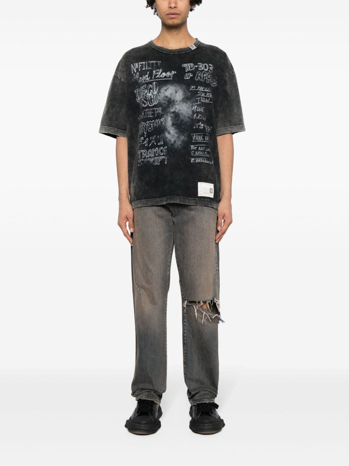 Maison Mihara - T Shirt black délavé - Lothaire