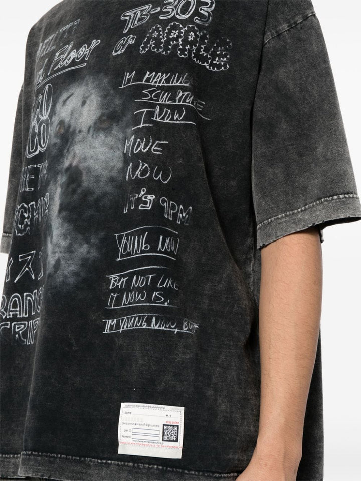 Maison Mihara - T Shirt black délavé - Lothaire