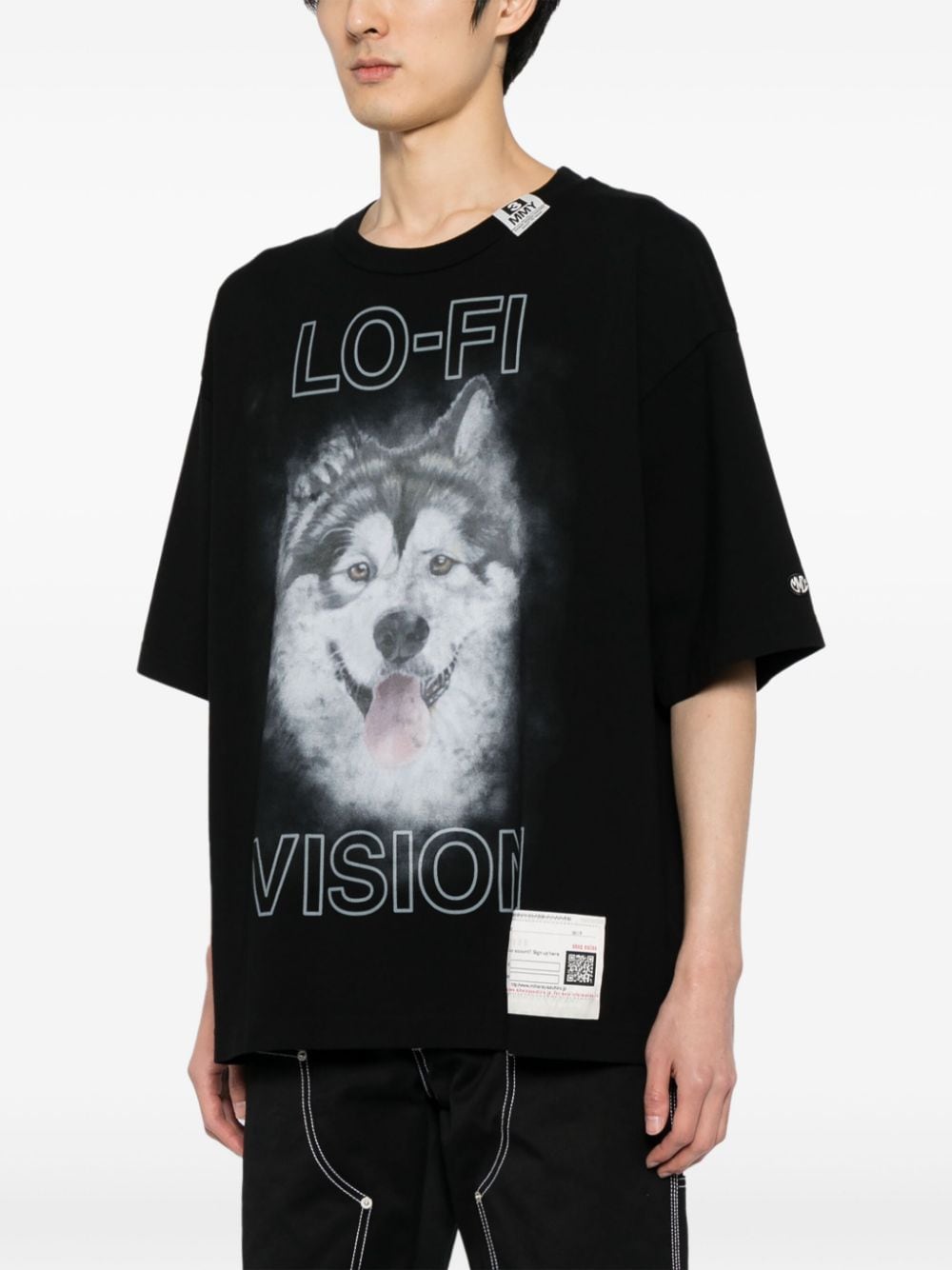 Maison Mihara - T-Shirt dog imprimé - Lothaire