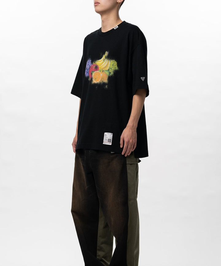 MAISON MIHARA - T-Shirts Fruit Printed noir - Lothaire