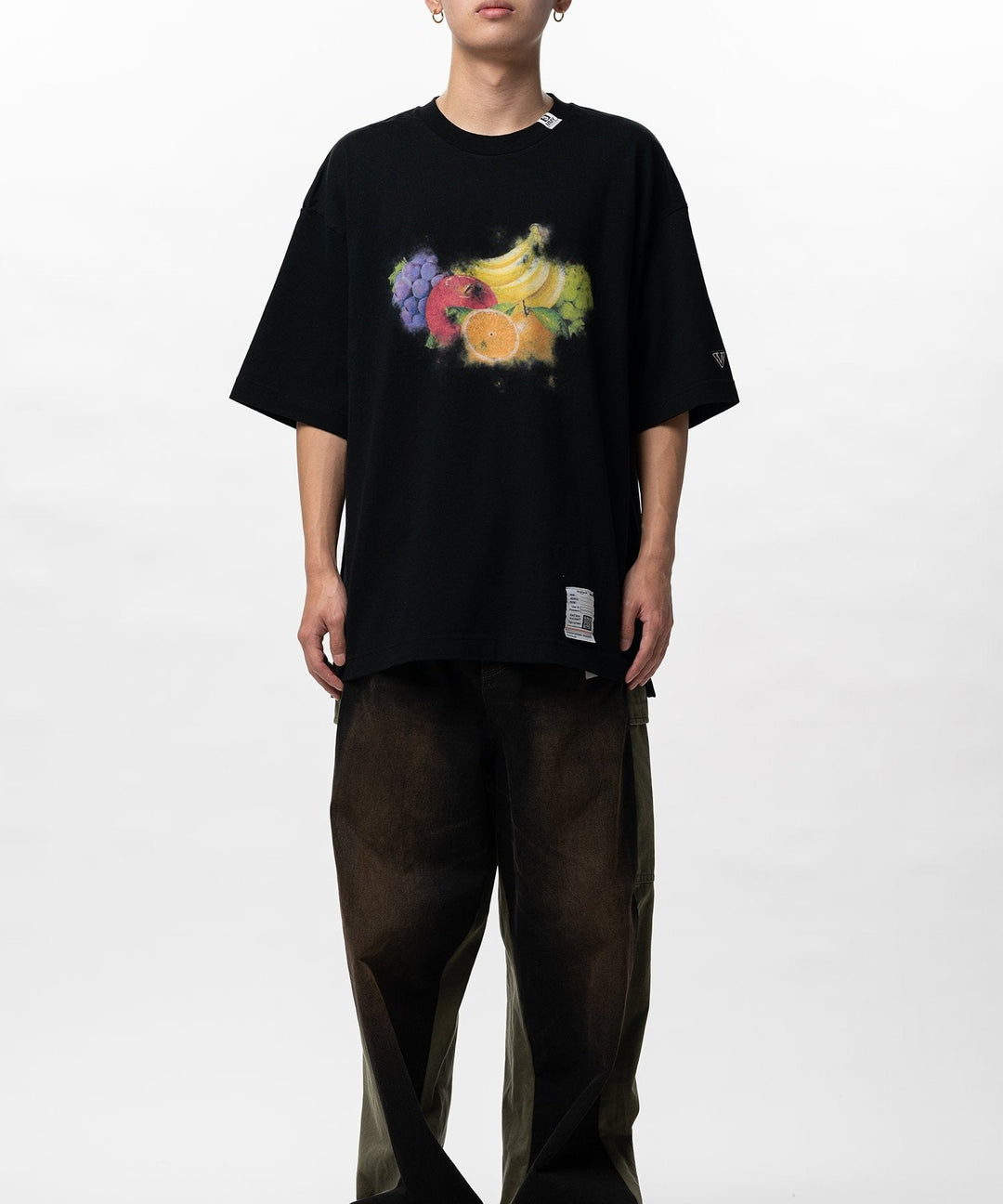 MAISON MIHARA - T-Shirts Fruit Printed noir - Lothaire