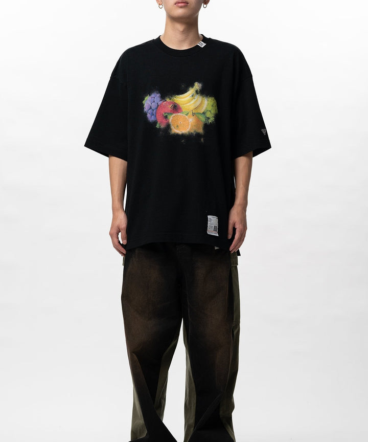 MAISON MIHARA - T-Shirts Fruit Printed noir - Lothaire