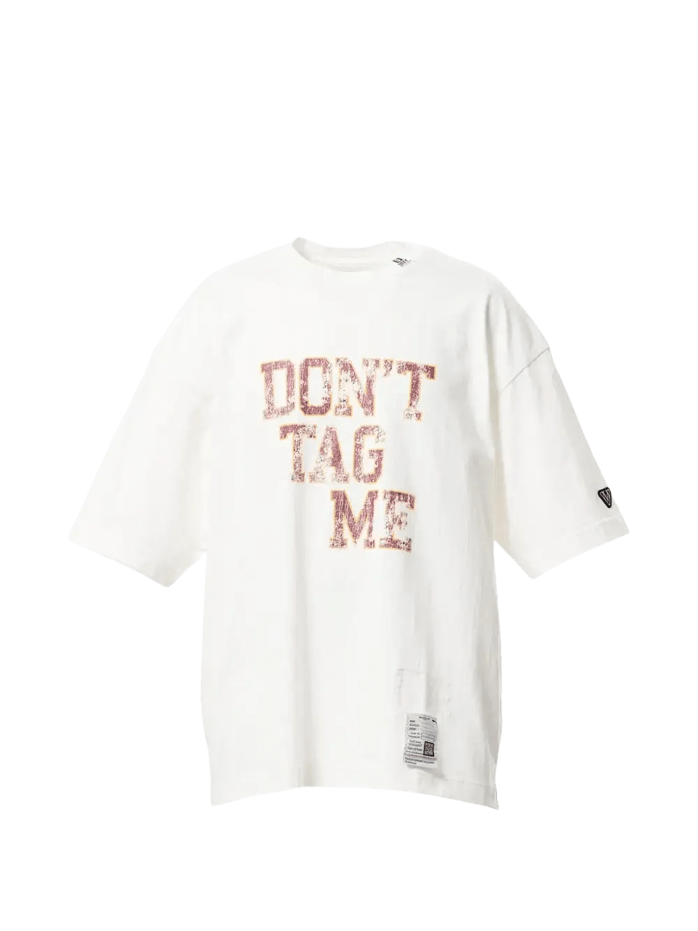 MAISON MIHARA - T-Shirts imprimé Don't Tag Me Blanc - Lothaire