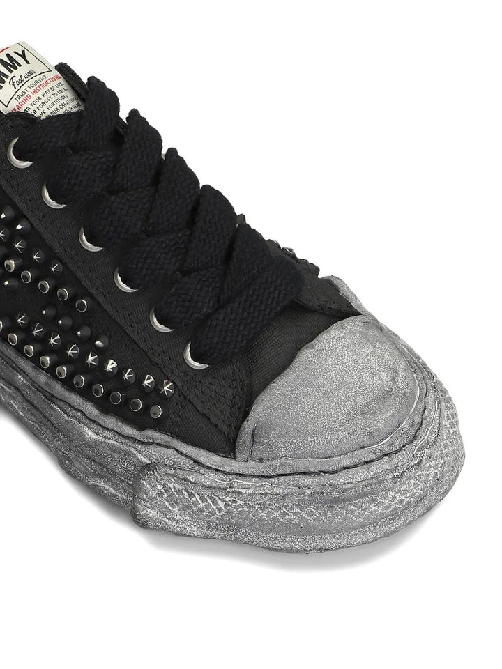 Maison Mihara Yasuhiro - baskets Peterson 23 à clous noir - Lothaire