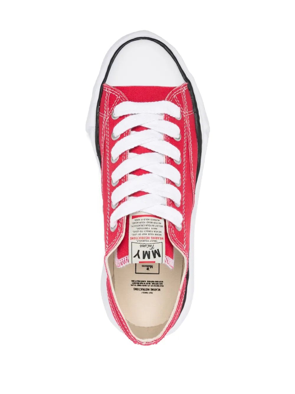Maison MIHARA YASUHIRO - baskets Peterson 23 rouge - Lothaire