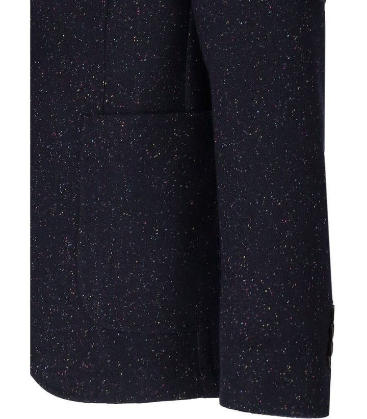 MANUEL RITZ - Melange Bleasted Veste Marine profond - Lothaire