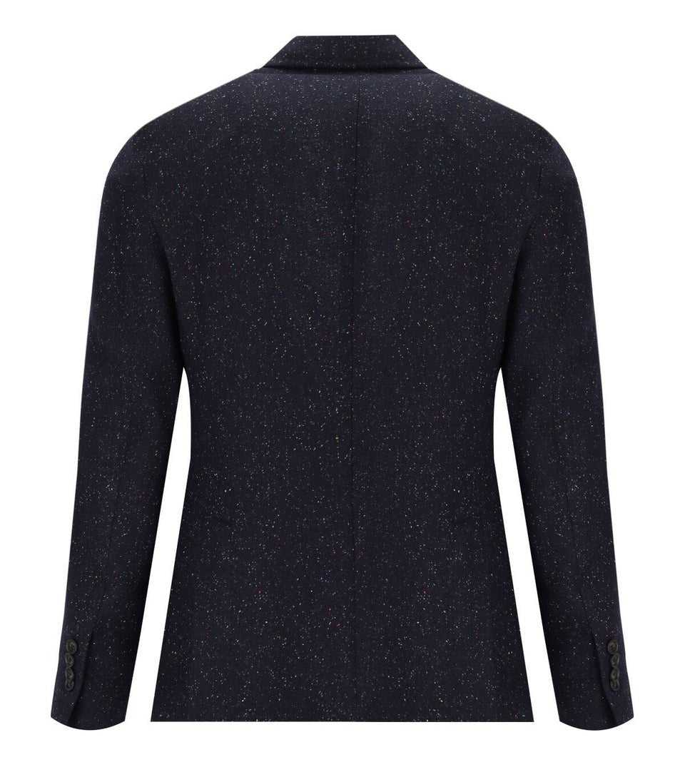 MANUEL RITZ - Melange Bleasted Veste Marine profond - Lothaire