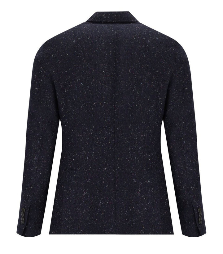 MANUEL RITZ - Melange Bleasted Veste Marine profond - Lothaire
