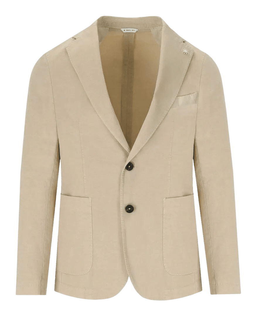 MANUEL RITZ - Veste à simple boutonnage Beige - Lothaire