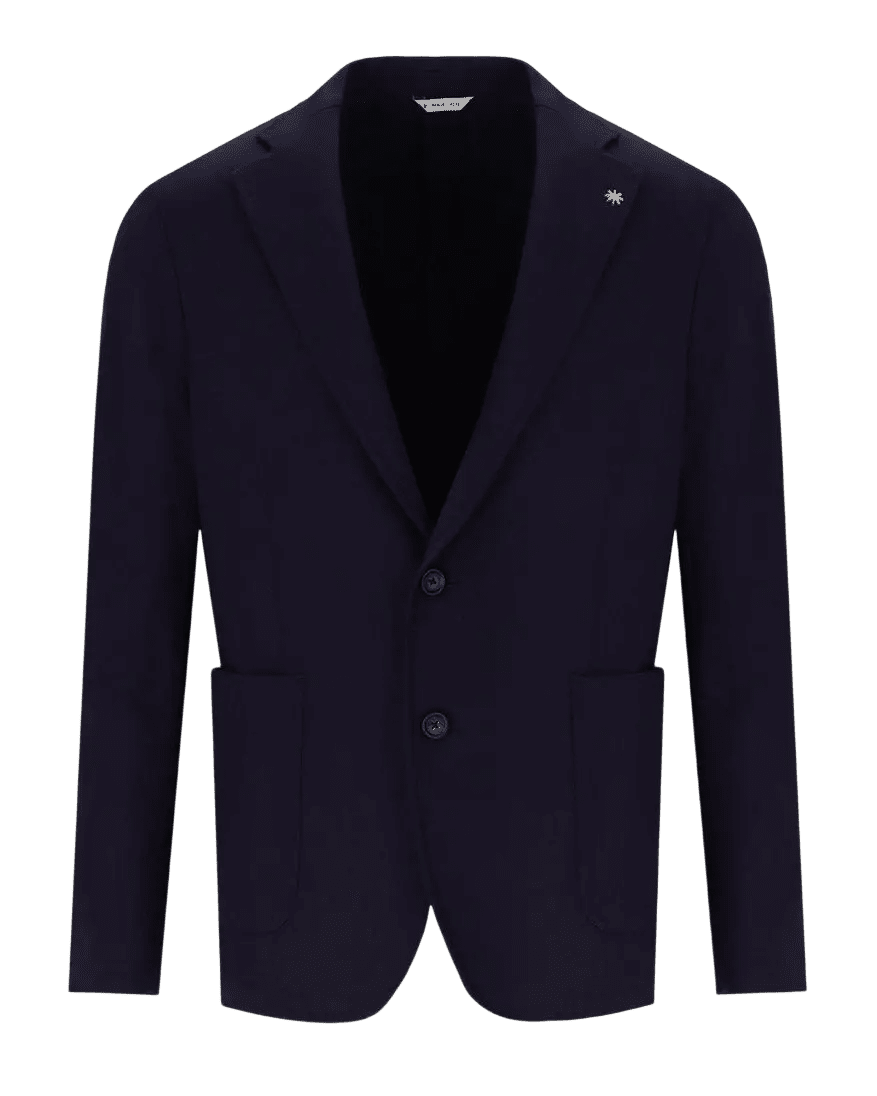 MANUEL RITZ - Veste à simple boutonnage Bleu marine - Lothaire