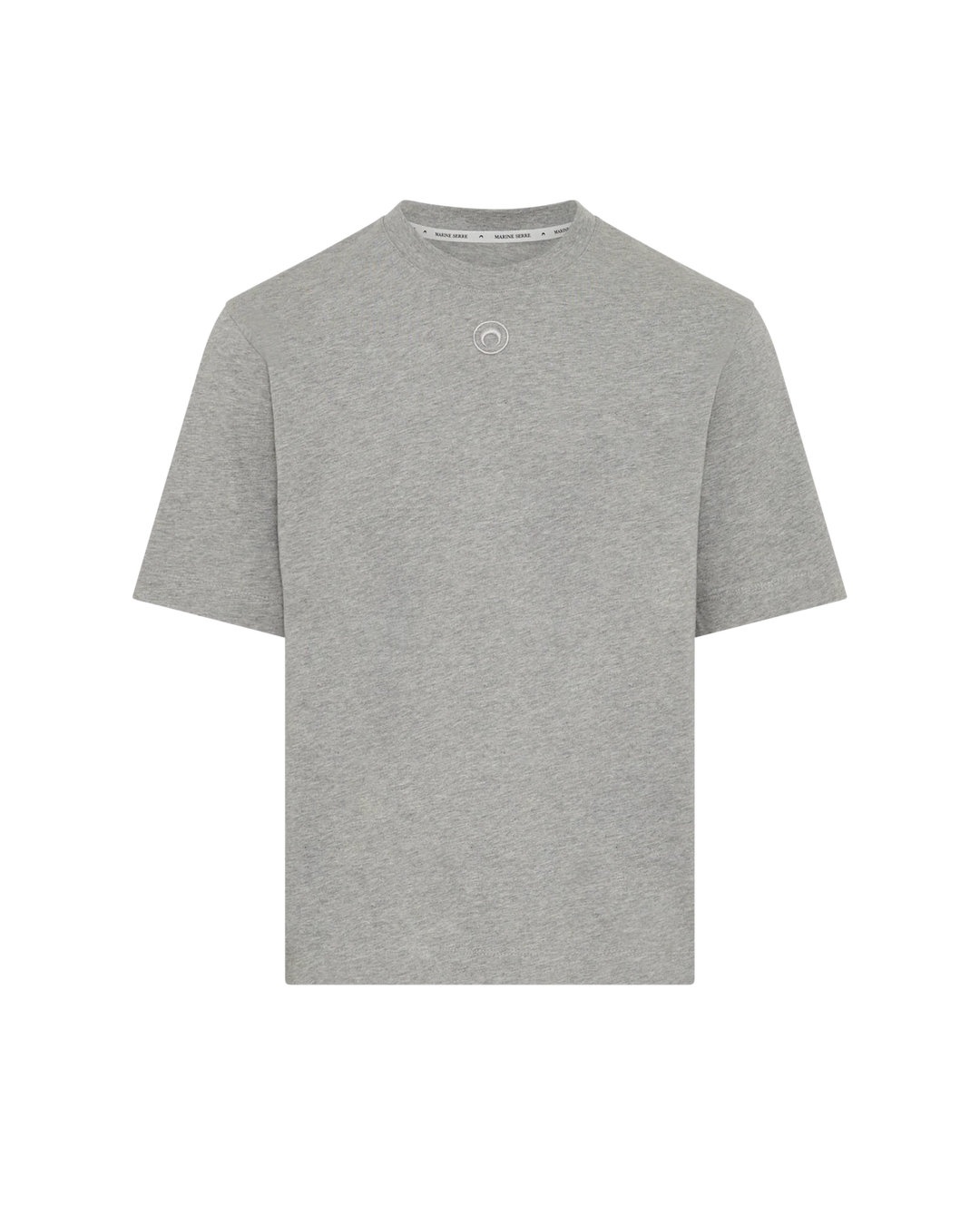 MARINE SERRE - T-shirt ample Logo Moon jersey manches courtes Gris - Lothaire