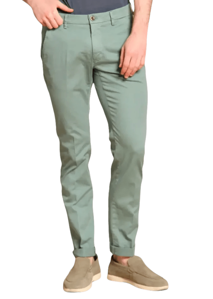 MASON - Torino pantalon chino Vert - Lothaire