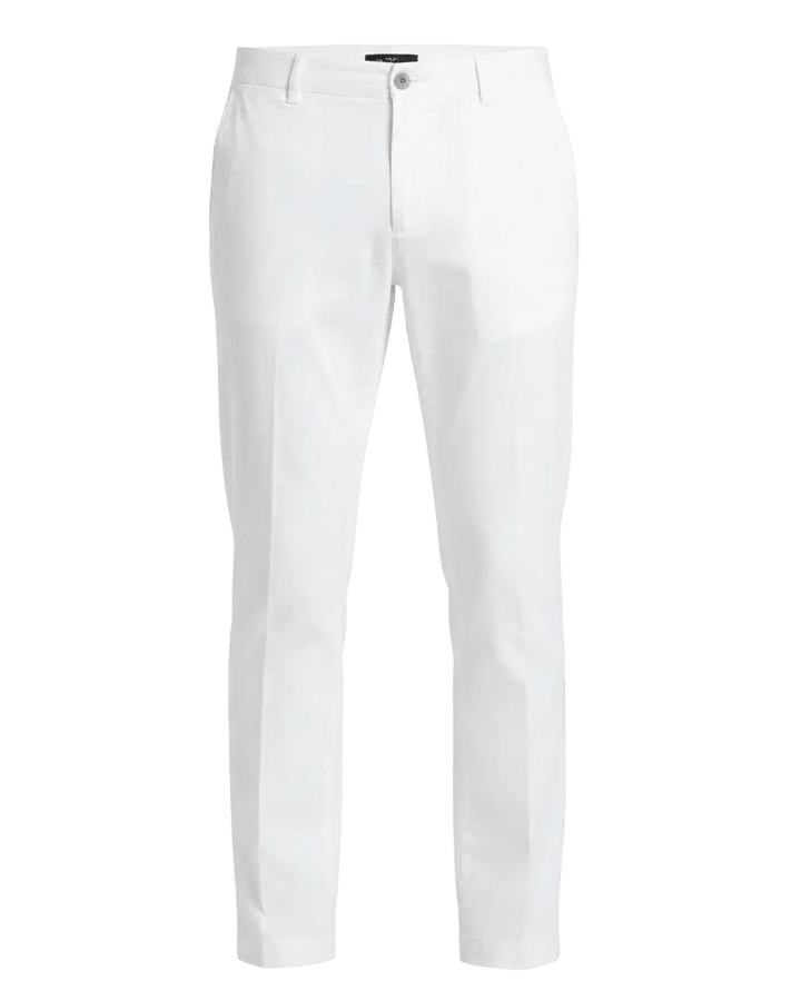 MASON'S - Milano pantalon chino en gabardine stretch extra slim fit Blanc stuc - Lothaire