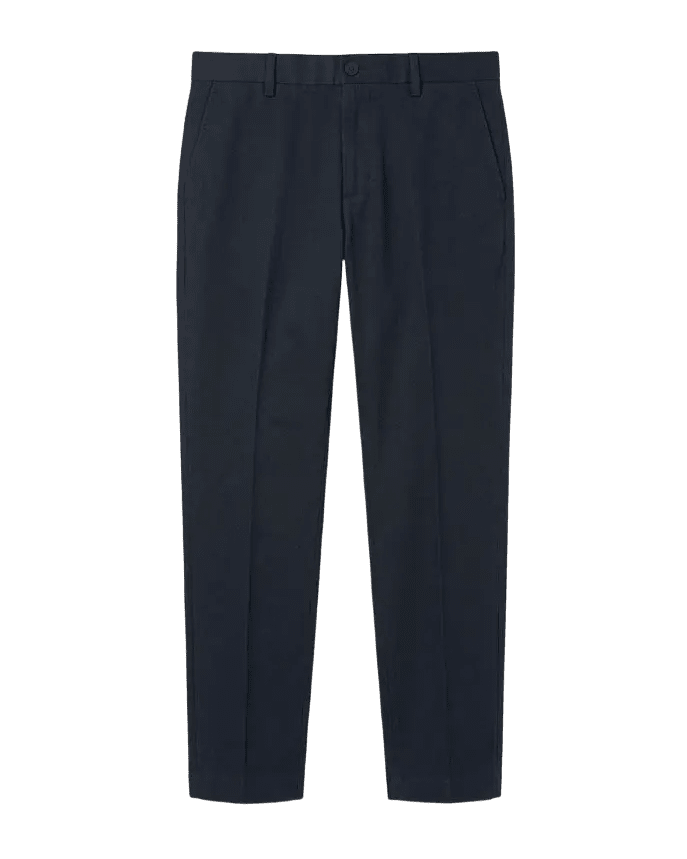 MASON'S - Pantalon Chino Milano Extra Slim en Gabardine Stretch Gris Anthracite - Lothaire